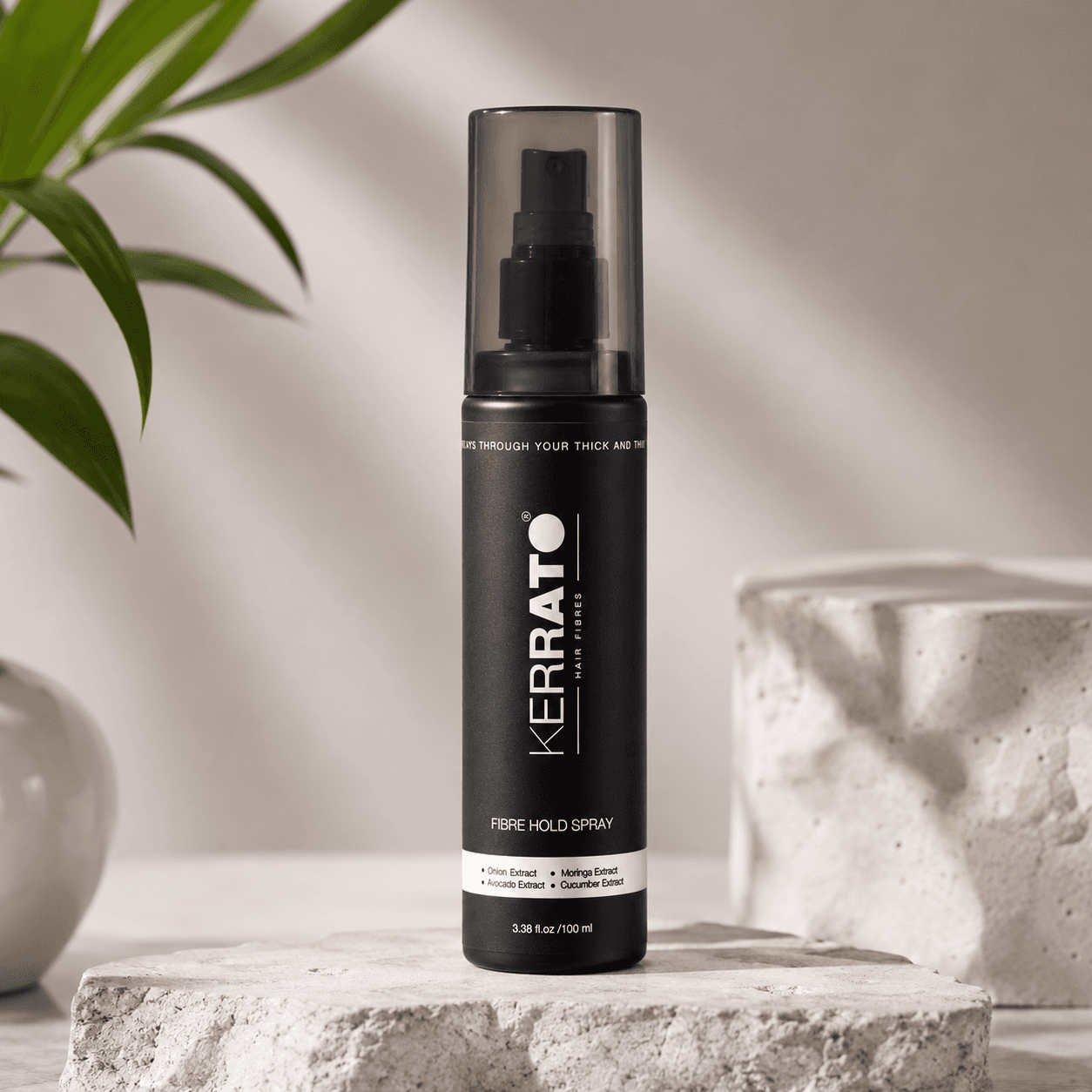 KERRATO Hair Fibres Locking Spray for Thinning Hair & Long-Lasting Hold