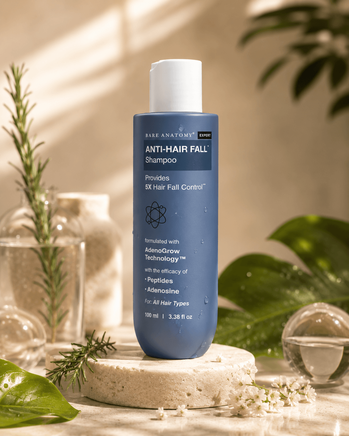 Bare Anatomy Biotin & Adenosine Hair Fall Control Shampoo for Hair Growth