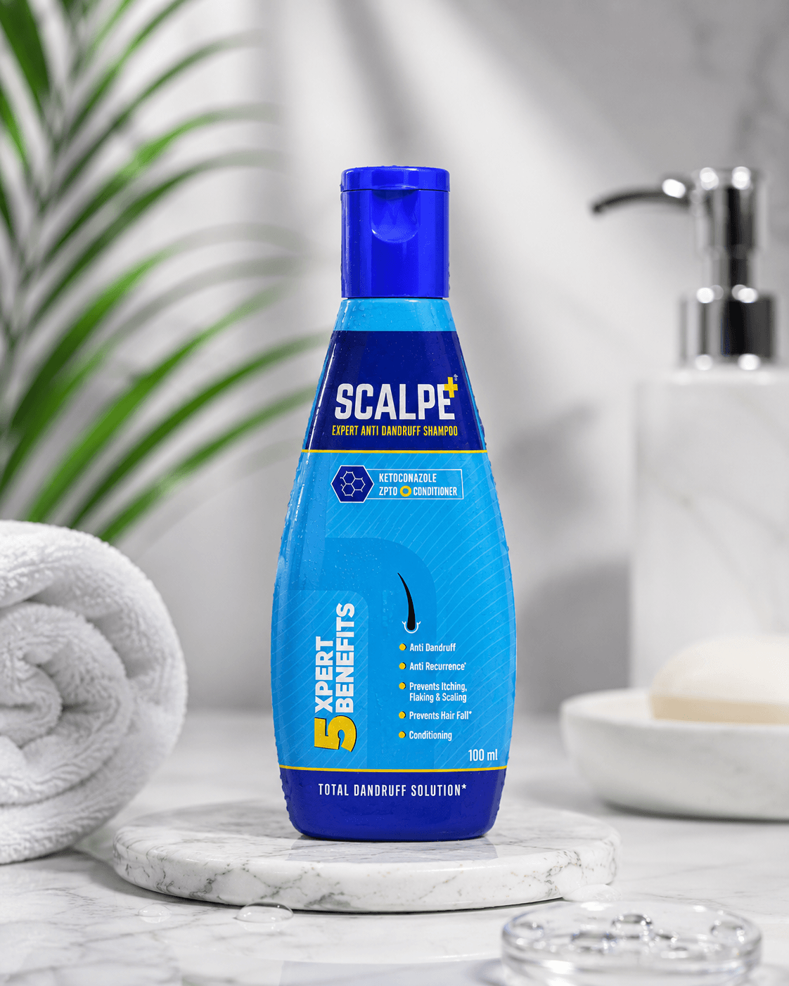 Scalpe Plus Anti-Dandruff Shampoo with Ketoconazole & Zinc Pyrithione
