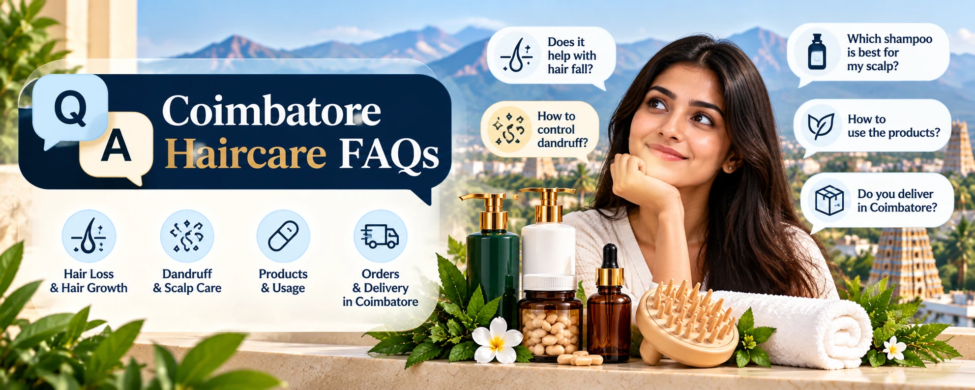 Haircare FAQs — banner