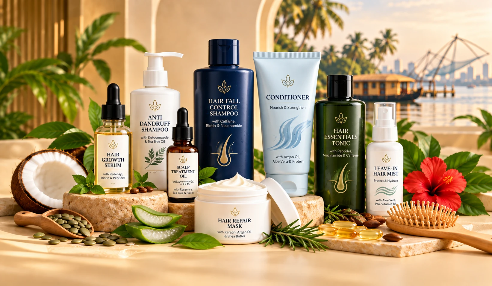 Bundle composition — product flat-lay