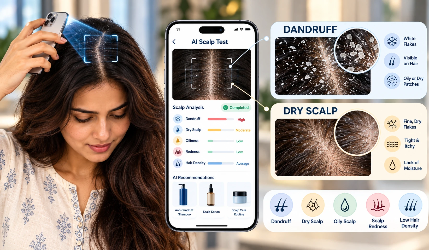 AI Scalp Test — scalp analysis visual