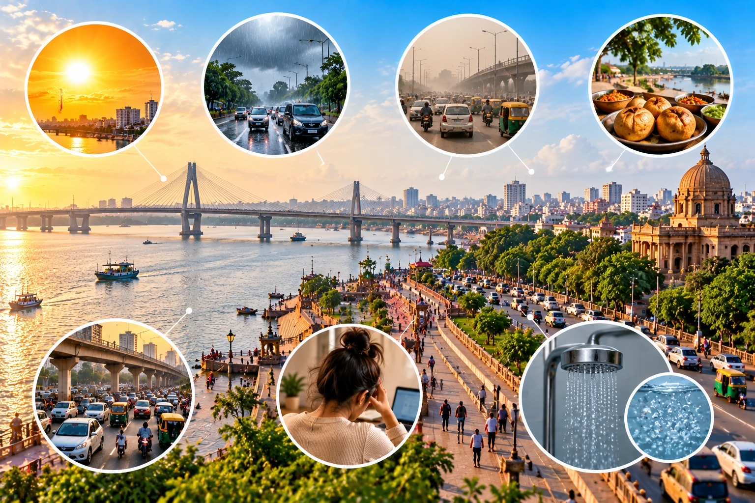 Patna climate, commute and lifestyle factors as scalp and hair triggers