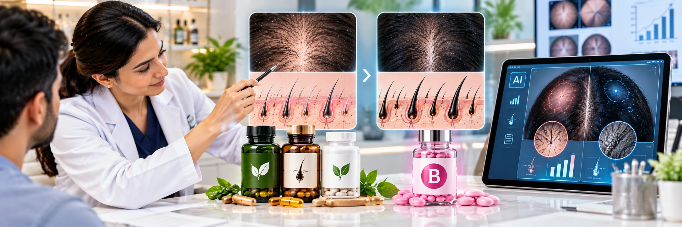 Dermatologist-reviewed comparison and AI screening" · 1200×400 WebP · loading="lazy