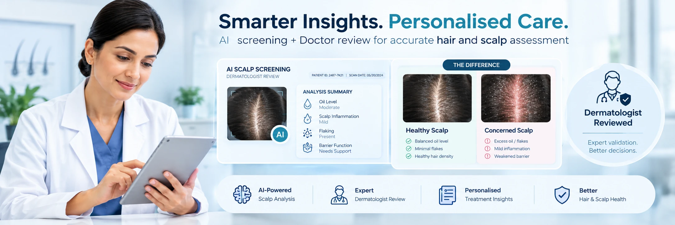 Doctor-reviewed comparison — trust visual