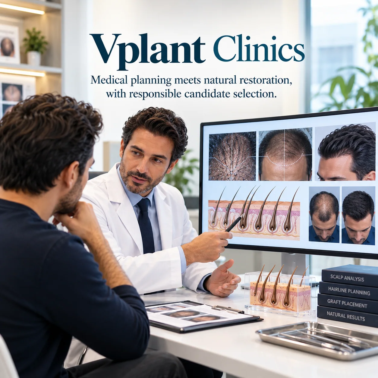 Vplant Advanced Hair Clinics treatment environment