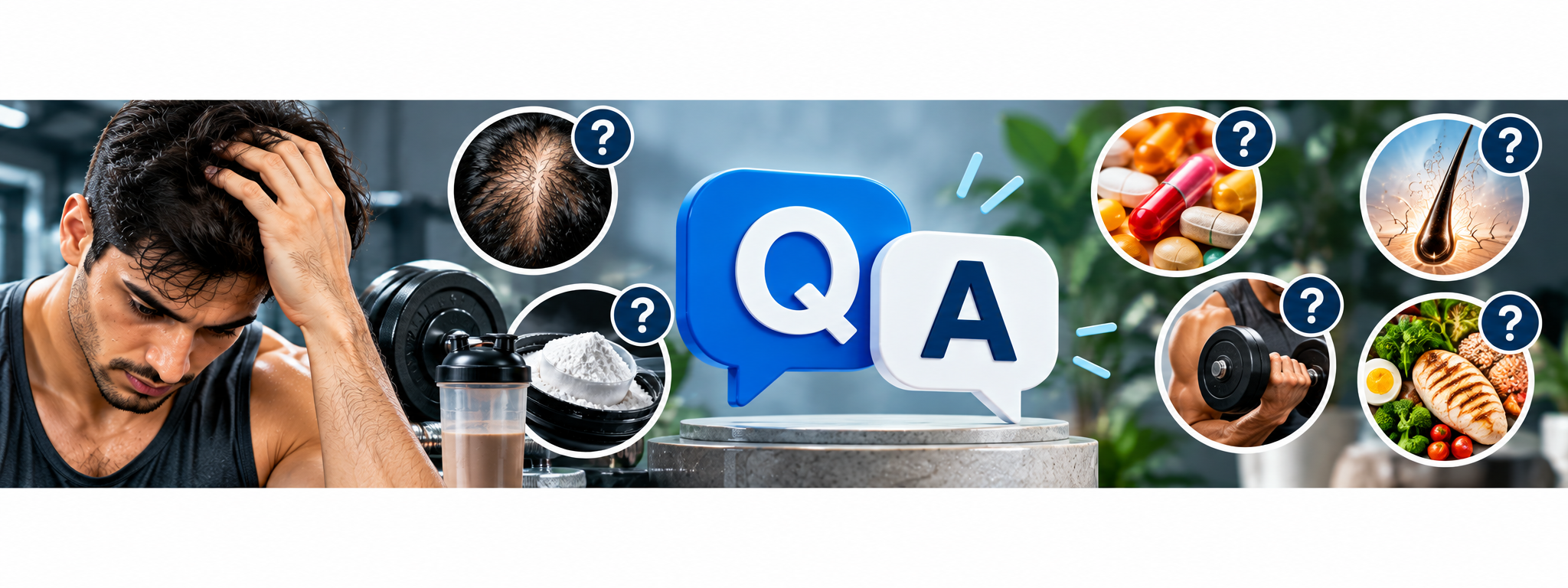 Frequently asked questions about gym, creatine and hair loss in India