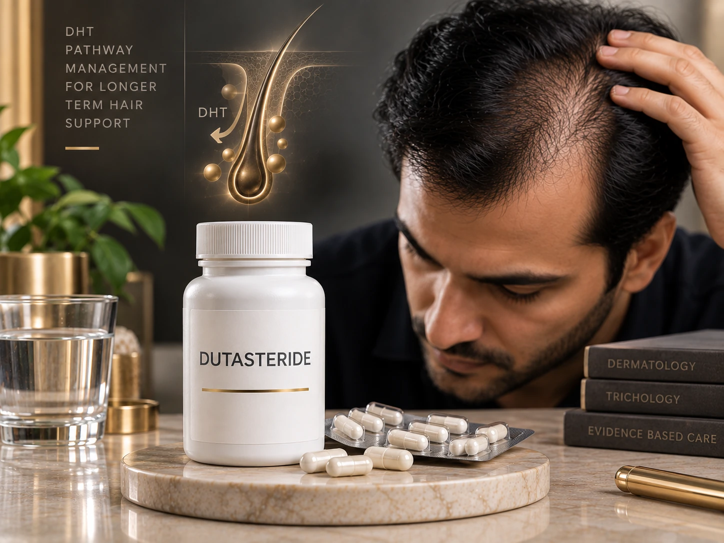 Dutasteride guide for specialist-supervised treatment of selected DHT-related hair loss
