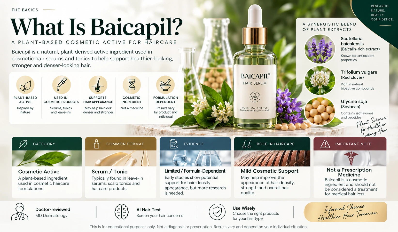 What Is Baicapil? — Dermatologist-Reviewed Hair Ingredient Guide Baicapil ingredient overview for haircare, dermatologist-reviewed