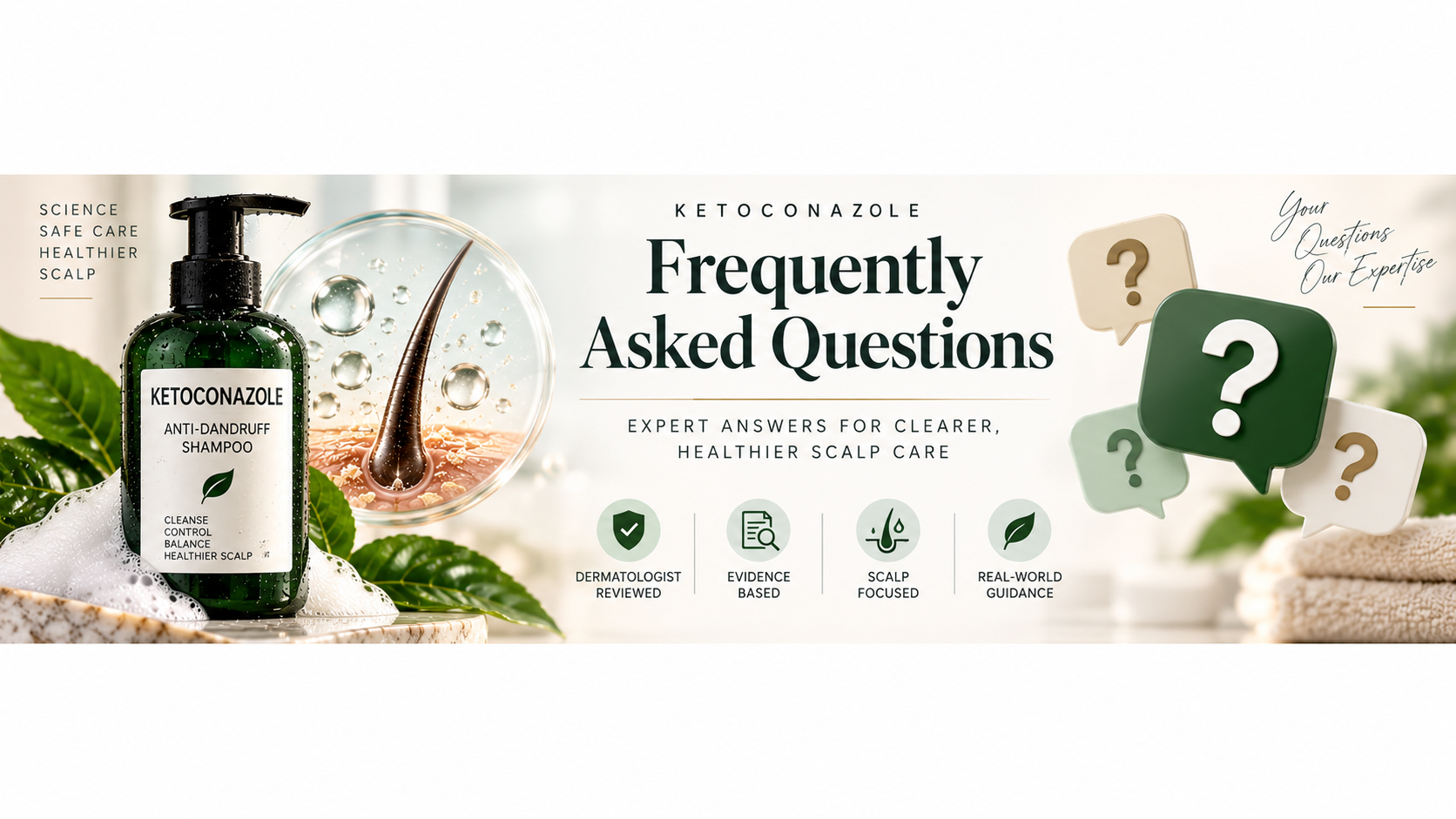 Ketoconazole shampoo frequently asked questions about dandruff scalp care safety and use