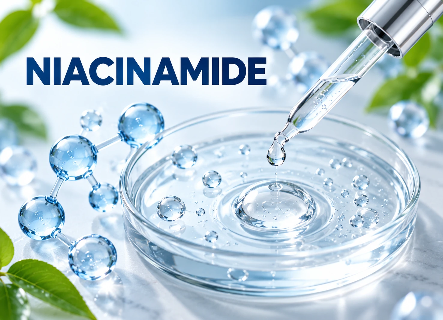 How Niacinamide Works on the Scalp Niacinamide scalp barrier support visual showing cosmetic scalp care