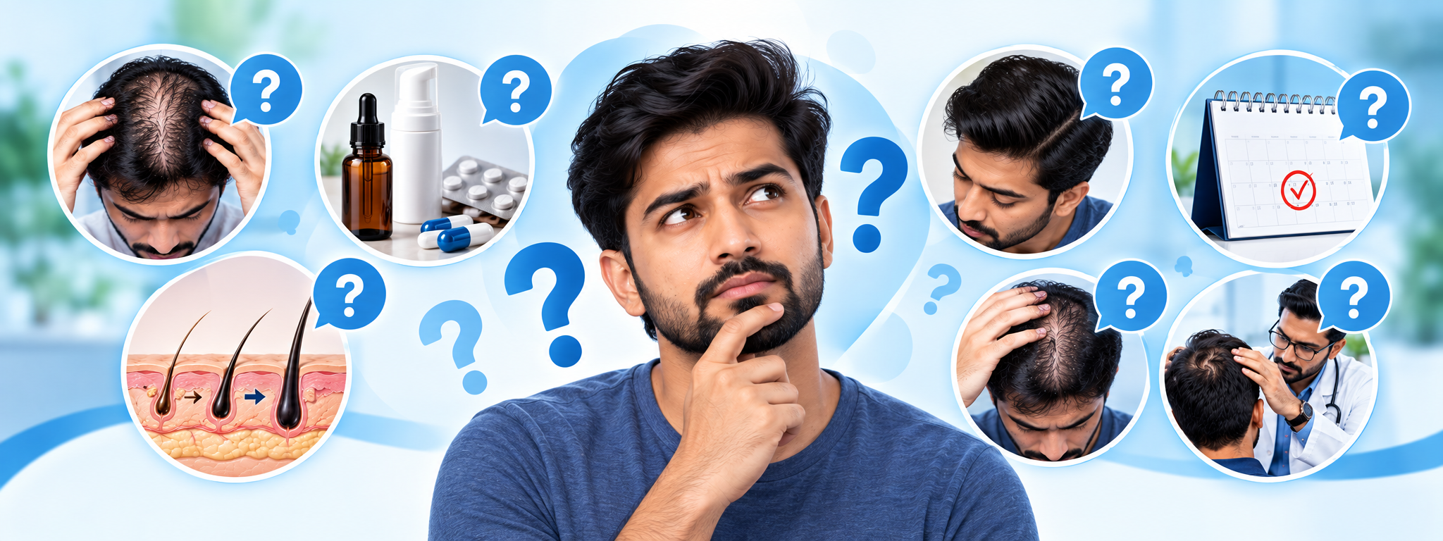 Frequently asked questions about male hair loss treatment in India